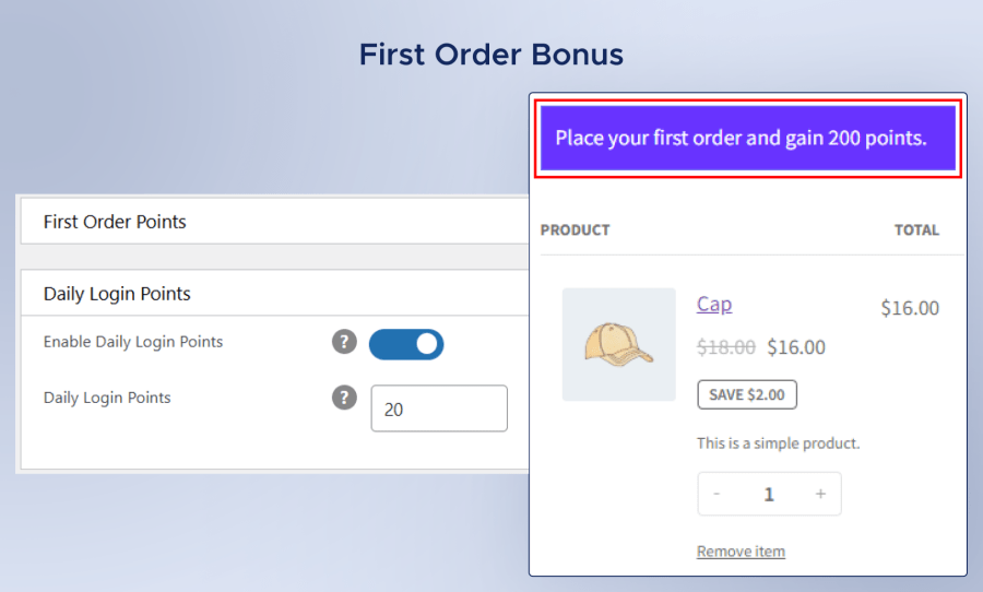 First Order Bonus 